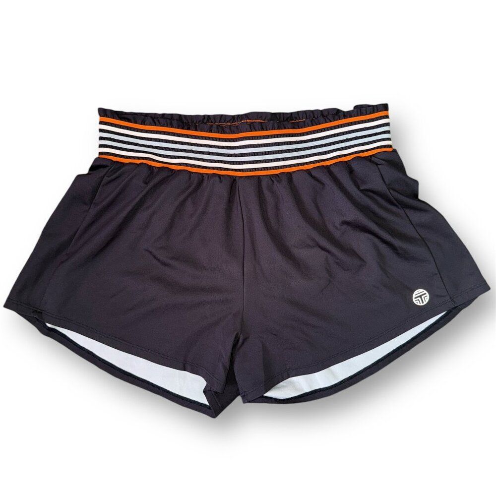 Tory Burch Shorts Dark Blue Tory Sport Size Medium - Picture 1 of 8